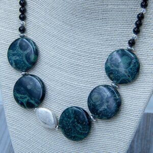 Kamaba Coin Beaded Necklace